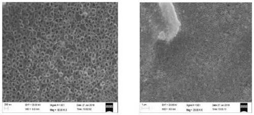 Preparing method and application of photoinduced enhanced Raman substrate based on TiO2/Ag nanoarray