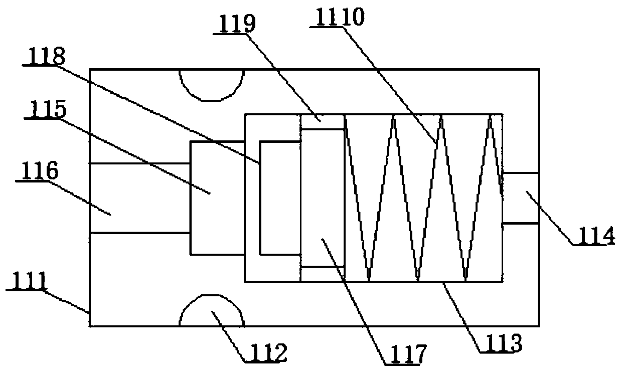 Speed control device for building tower crane rotating mechanism