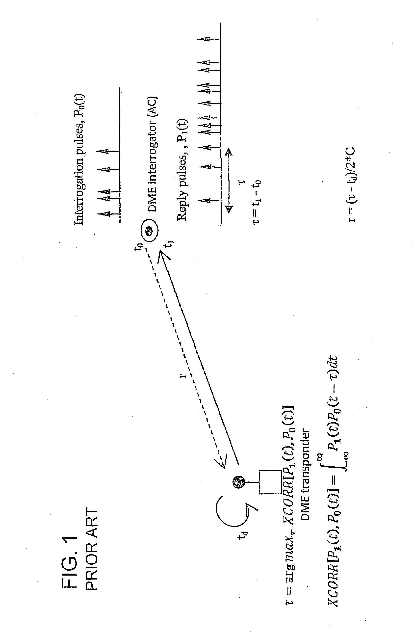 System and method for aircraft navigation using signals transmitted in the dme transponder frequency range