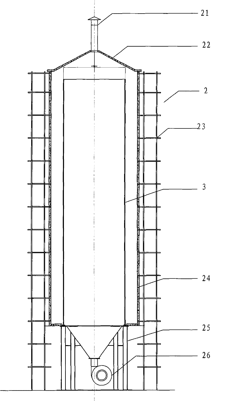 Piecewise heat treatment method of large pressure container