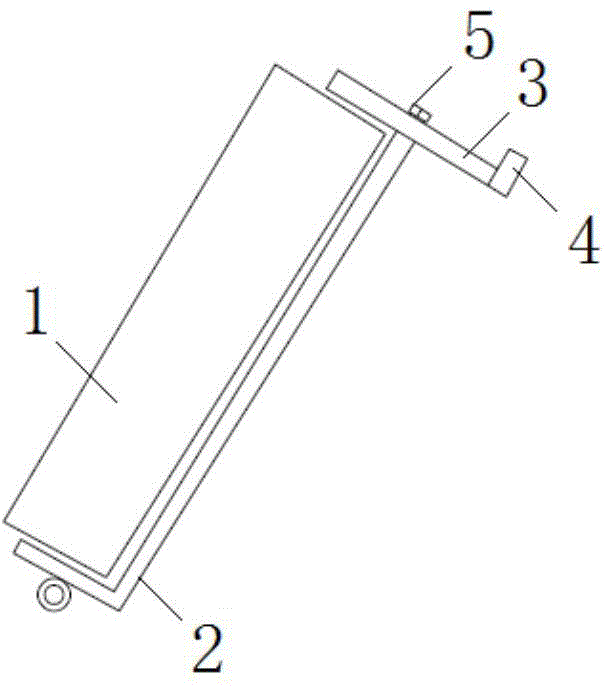 Power battery change structure of automobile