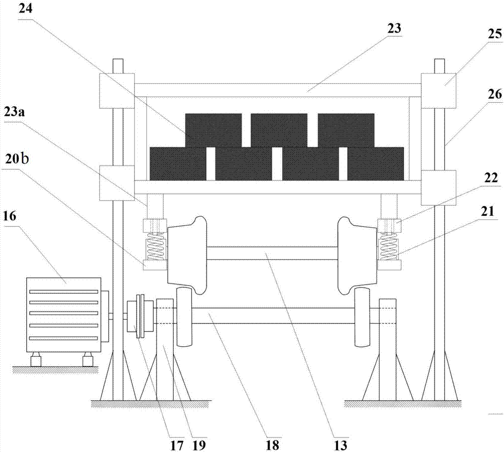 Universal test bench and test control method for comprehensive performance of railway vehicle brake system