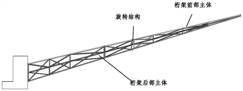 Rotatable truss and strength resistance evaluation method thereof