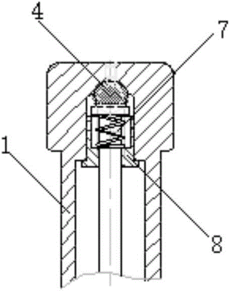 Main shaft handle rapid tool retracting unit