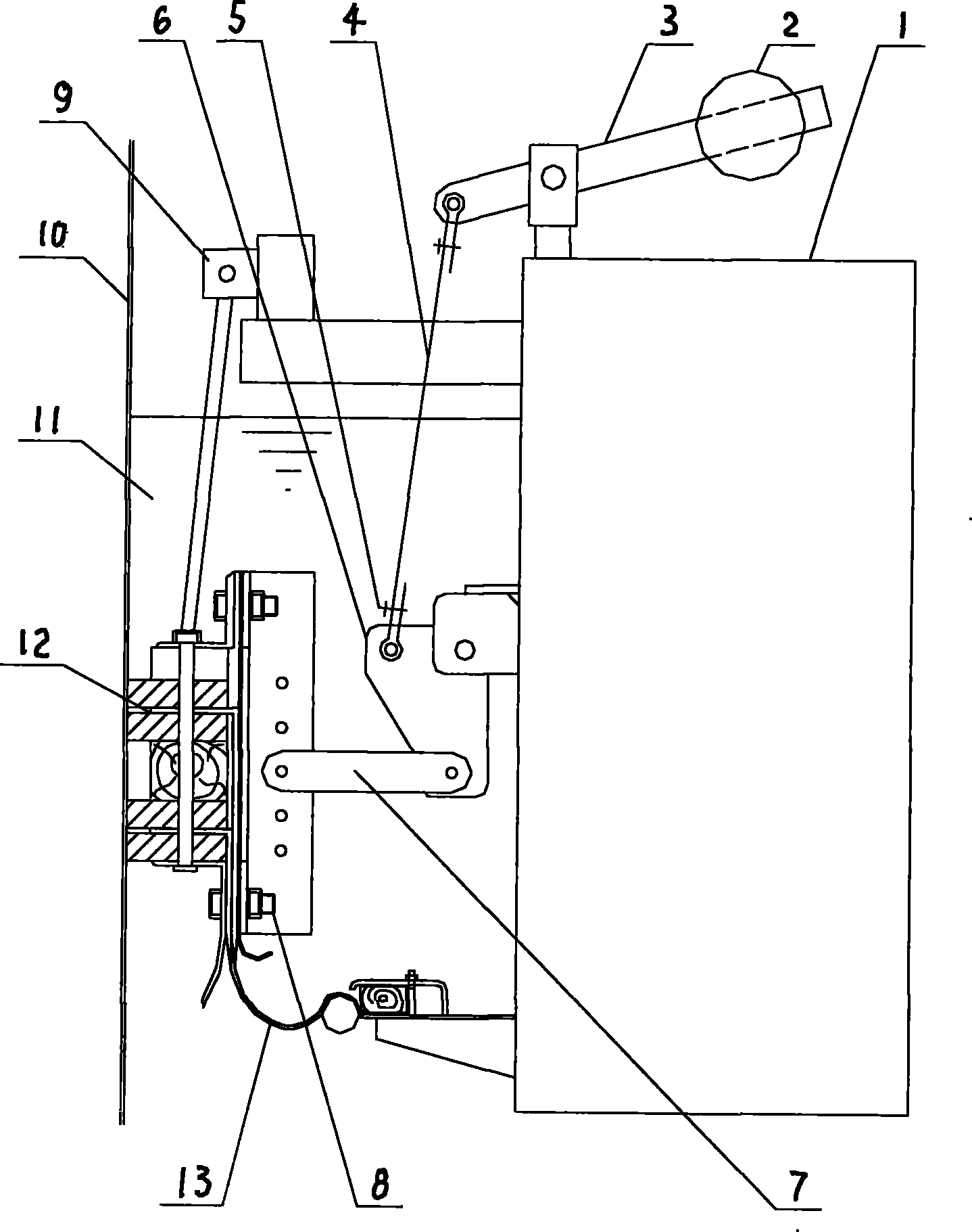 Boosting mechanism for sealing device of gas tank