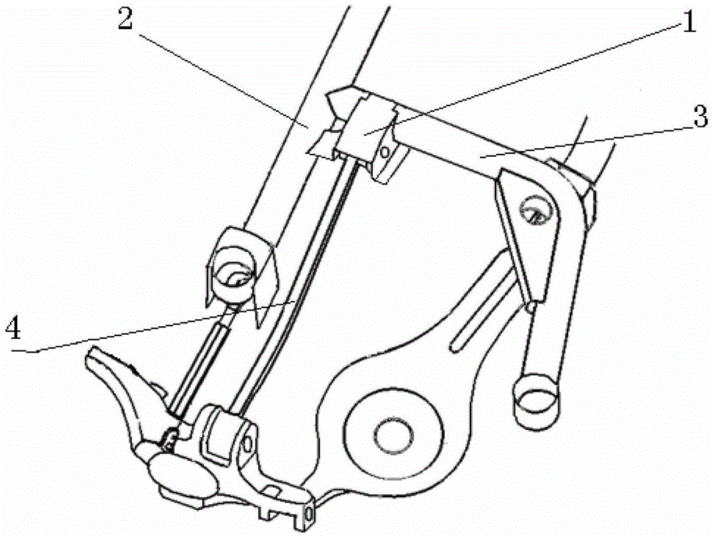 Special bracket for connecting rod
