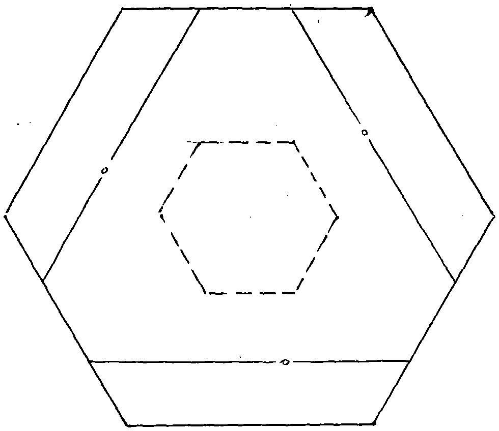 regular hexagonal carton
