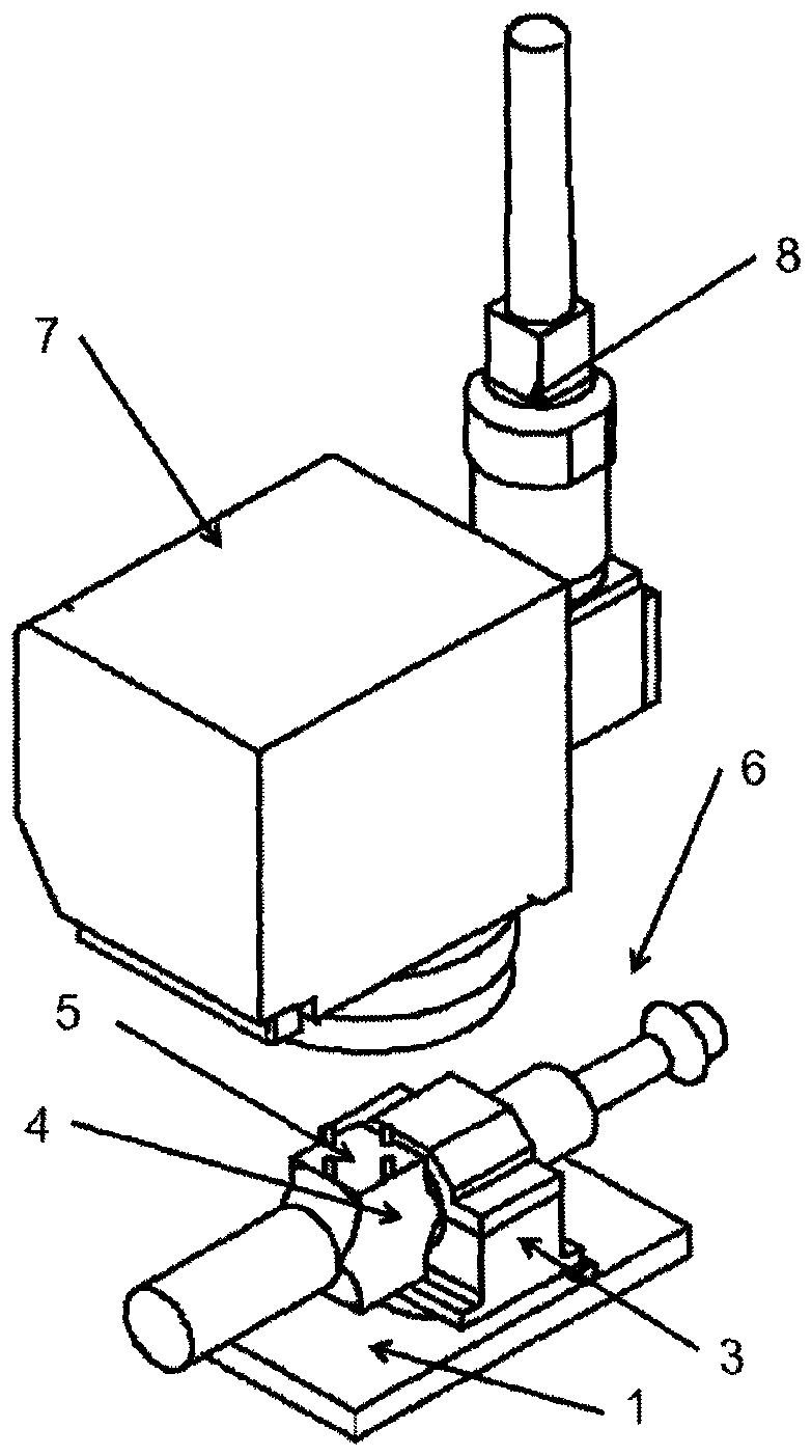 Ultrasonic-assisted laser device for preparing hydrophobic metal surface