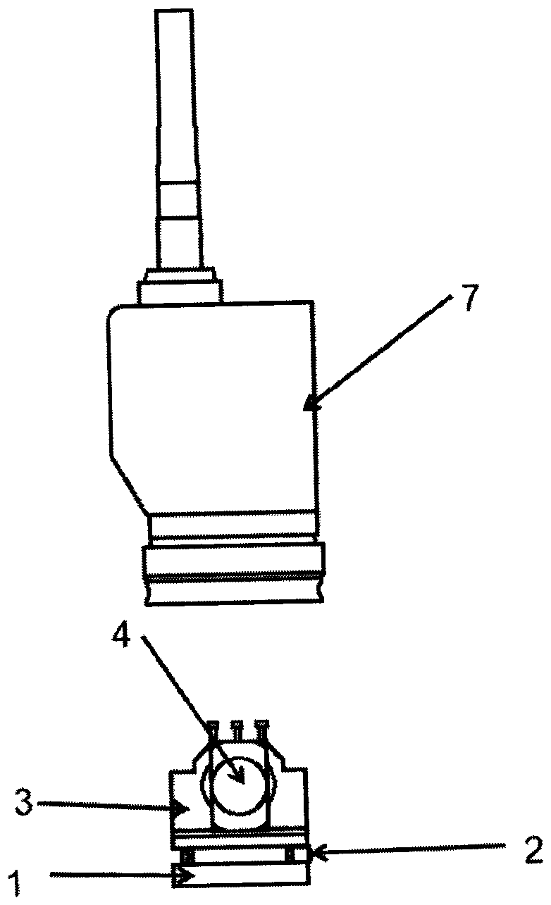 Ultrasonic-assisted laser device for preparing hydrophobic metal surface