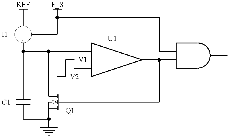 Delay circuit and switching power controller with delay circuit