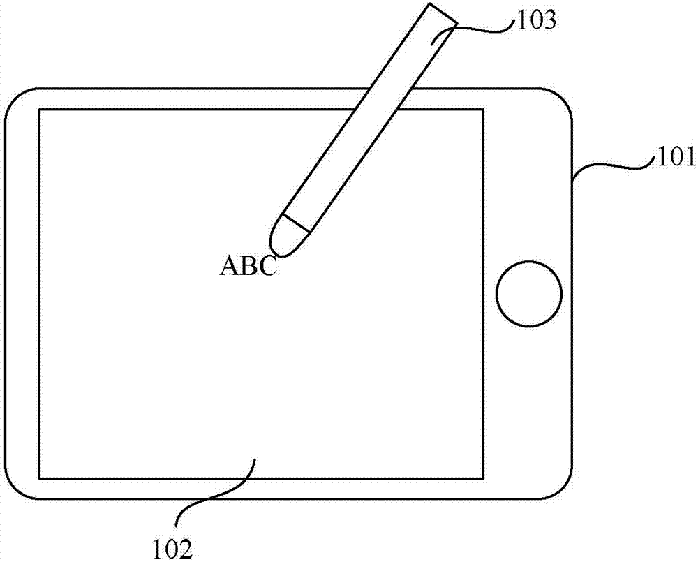 Touch pen and mobile-terminal touch pen status detection device and method