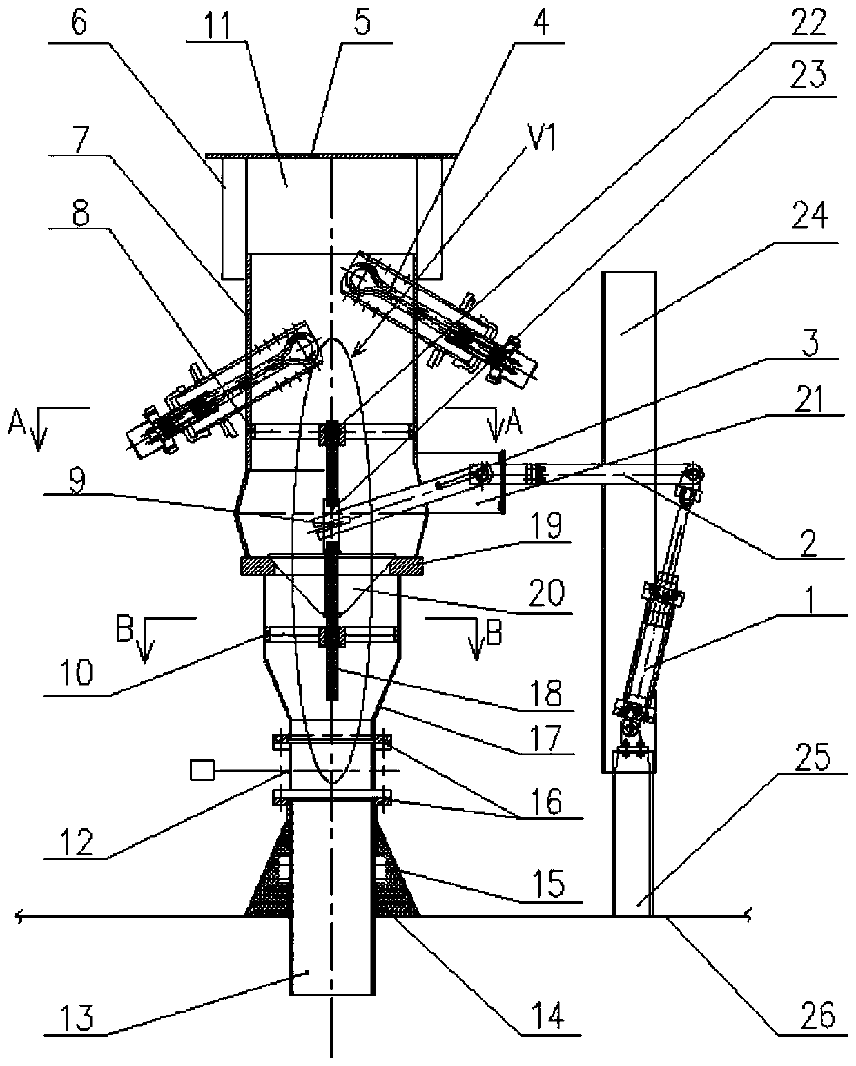 A pressure regulating device for a heating system