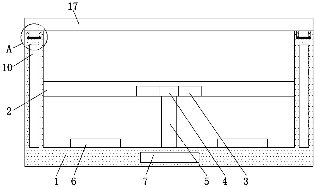 Super-high-fire-resistant glass steel cable trough box for tunnel