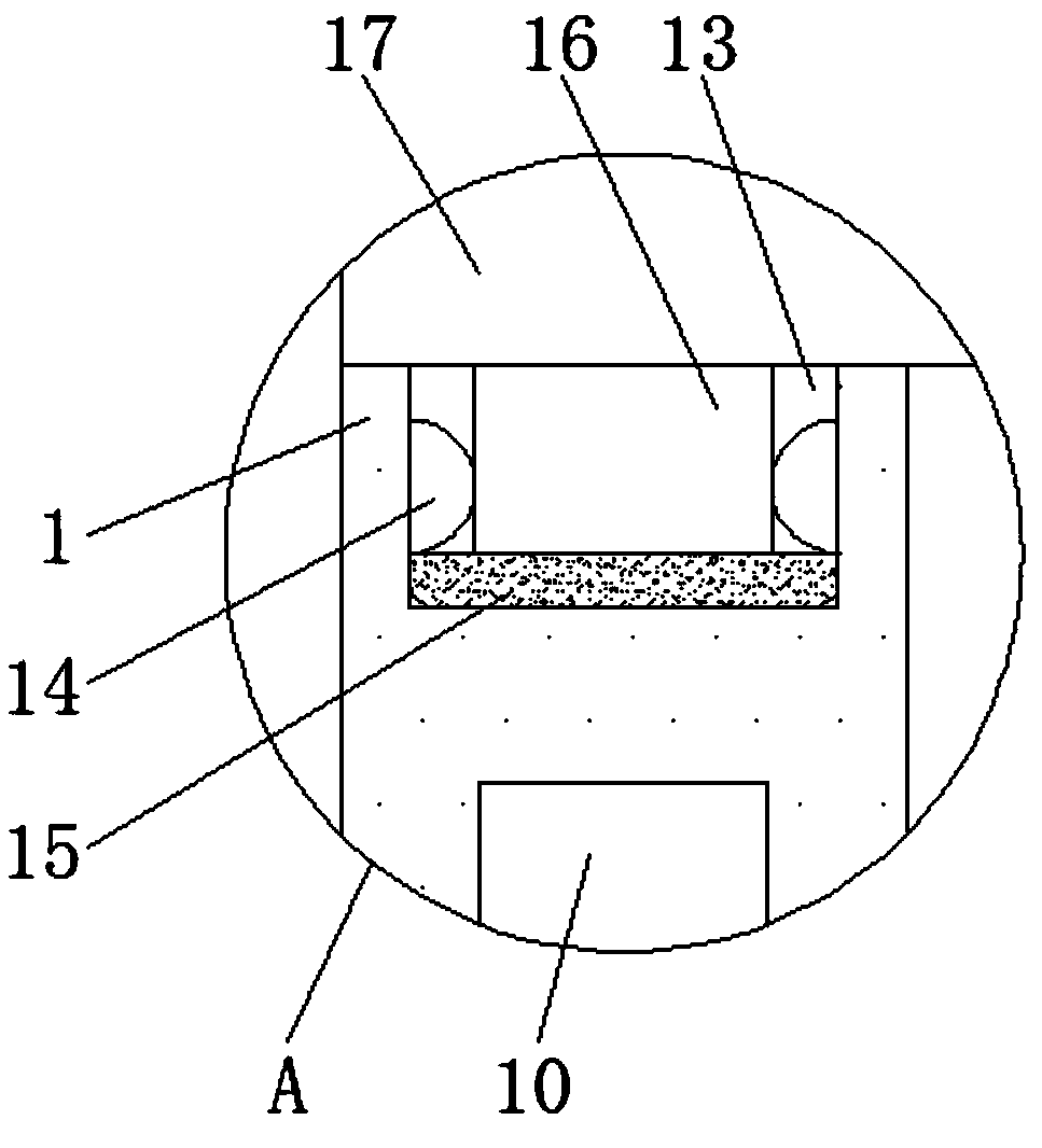 Super-high-fire-resistant glass steel cable trough box for tunnel