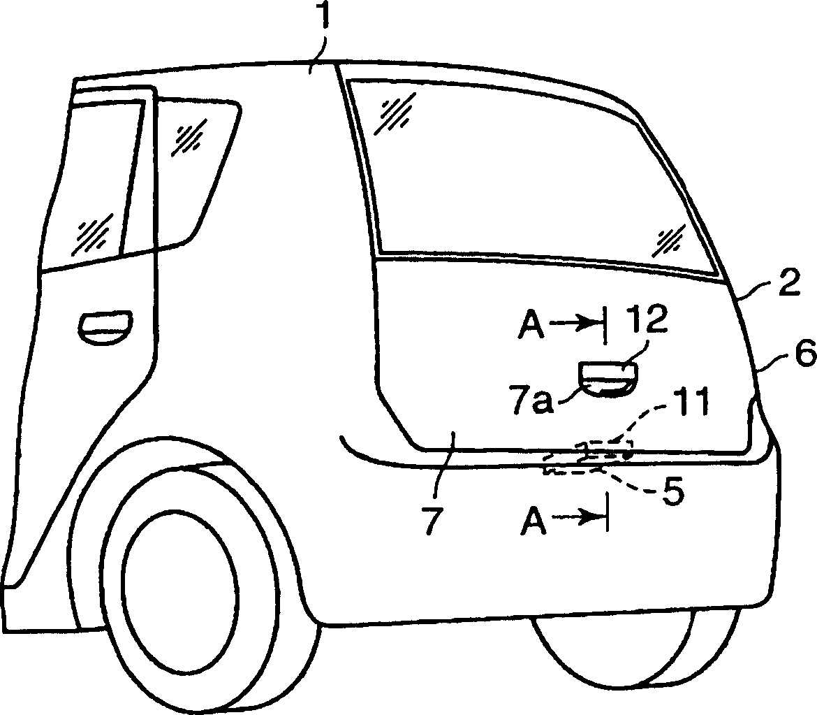 Structure for preventing car door opening