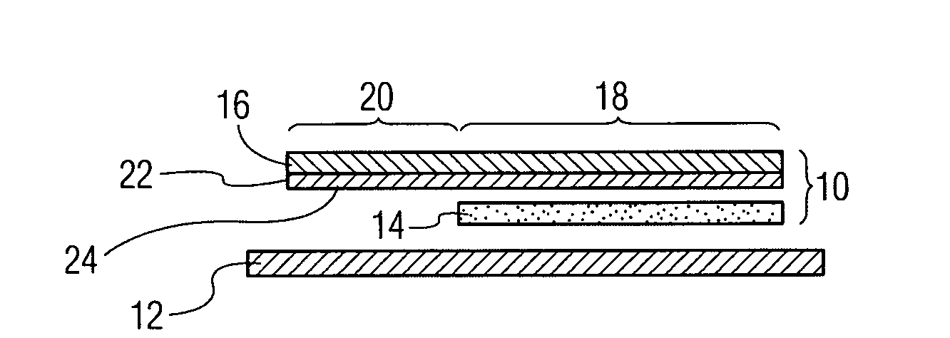 Medical electrode containing a hydrophilic polymer