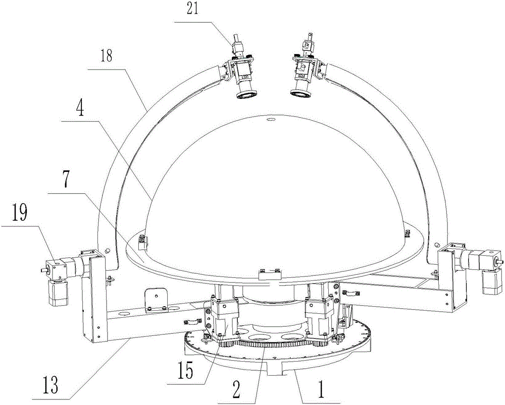 Double-spiral-arm type luneberg lens antenna