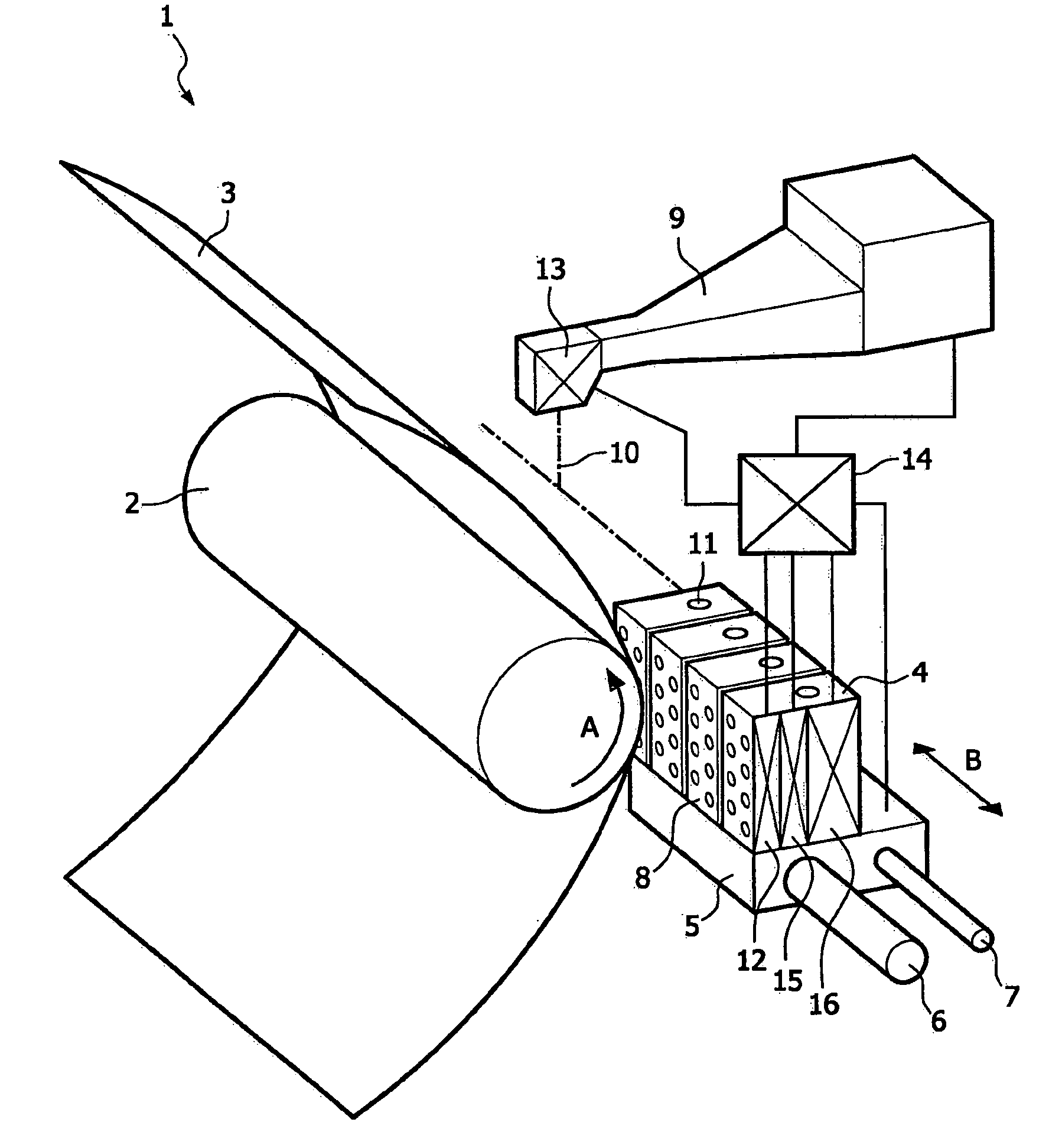Method of improved controlling of an ink jet printer, and ink jet printer