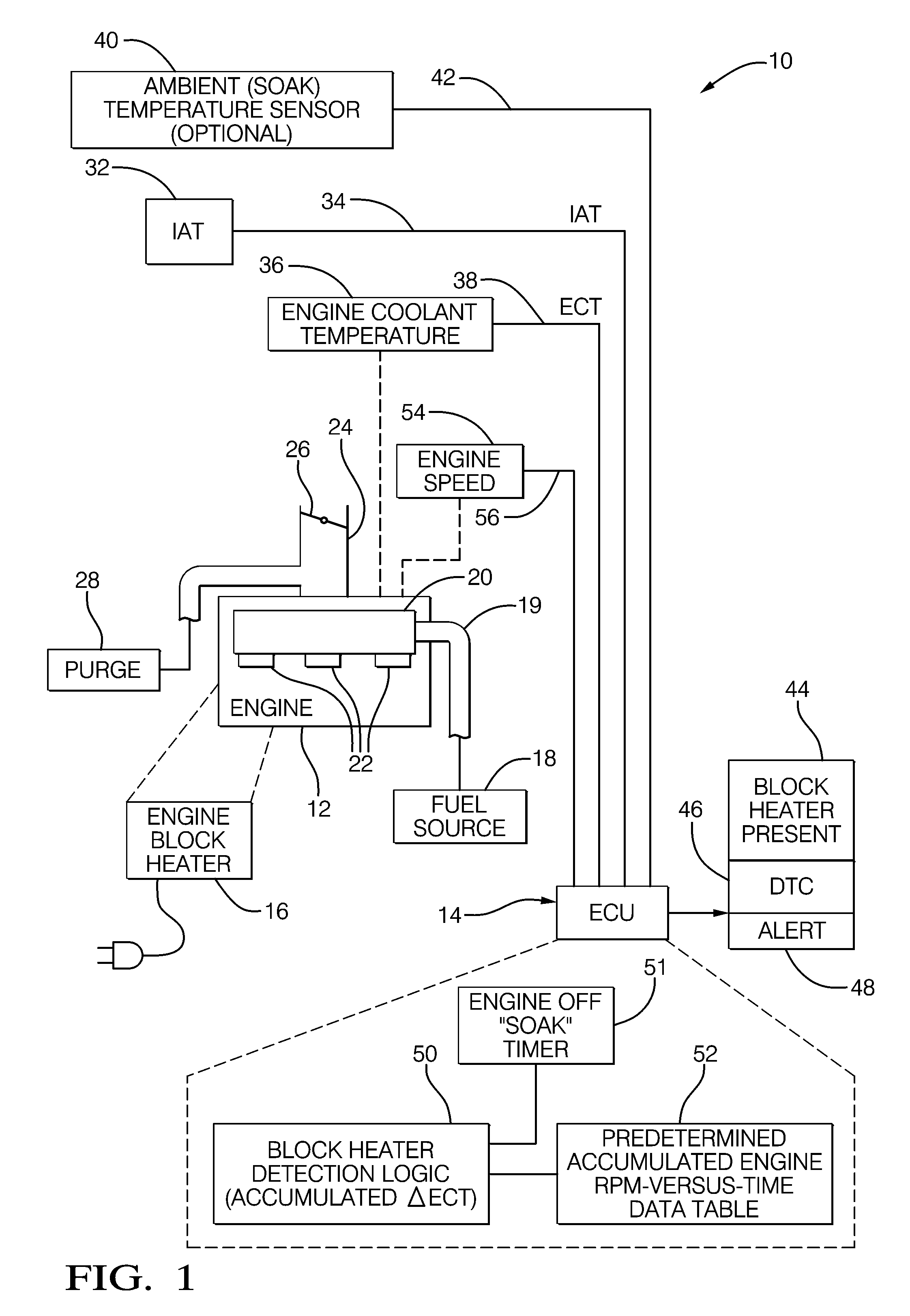 Method to detect the presence of a liquid-cooled engine supplemental heater