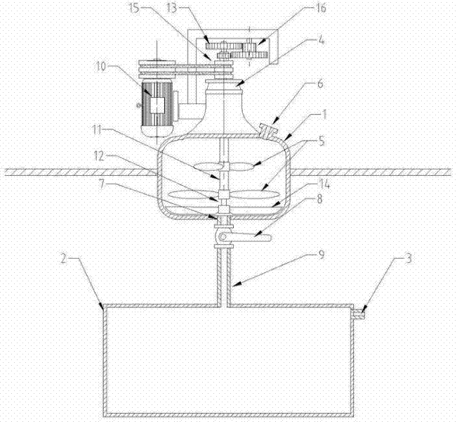 Silver-separating apparatus of silver-containing anode slime