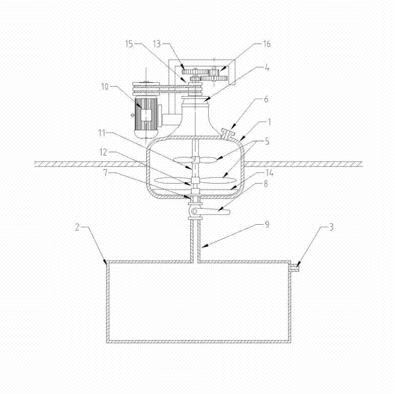 Silver-separating apparatus of silver-containing anode slime