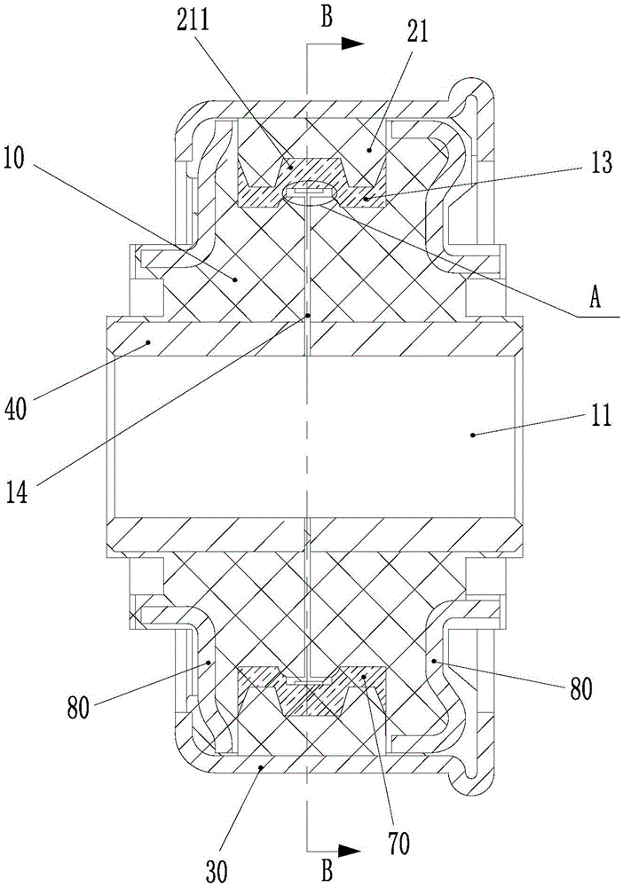 Axle sleeve shock absorber and vehicle