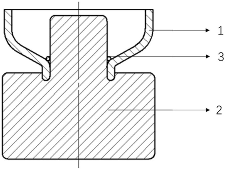 Welding process for one-time brazing forming of parts with different heat capacities