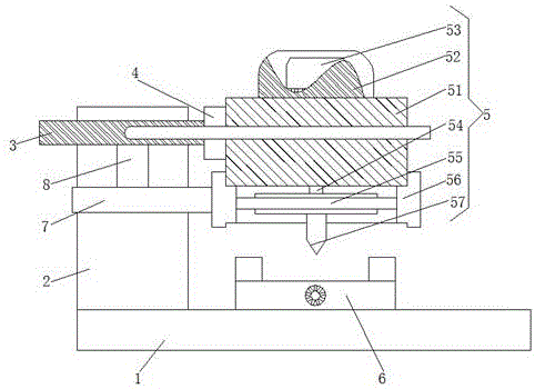 Drilling machine capable of drilling precisely