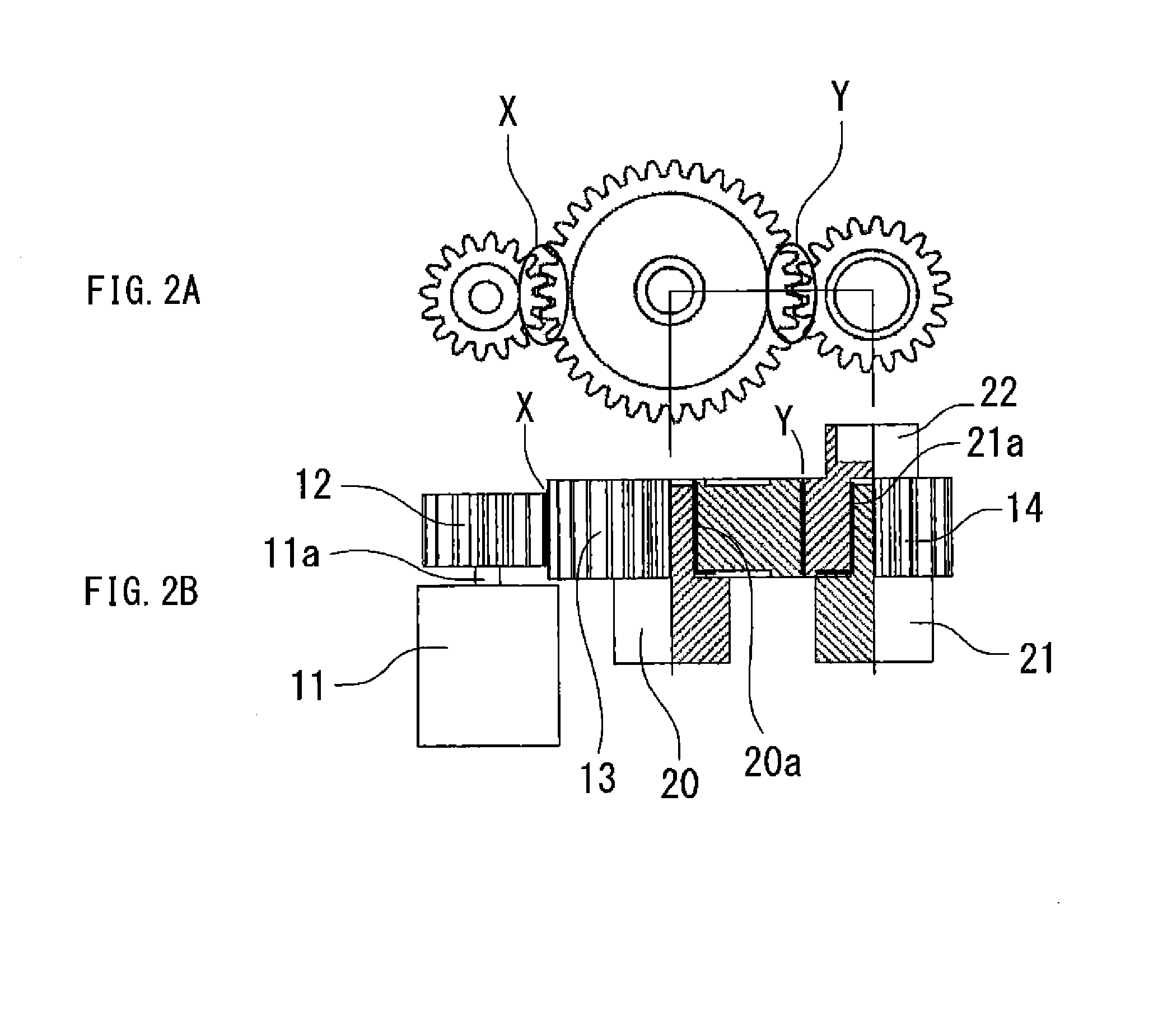 Resin gear device with resin lubricating grease composition