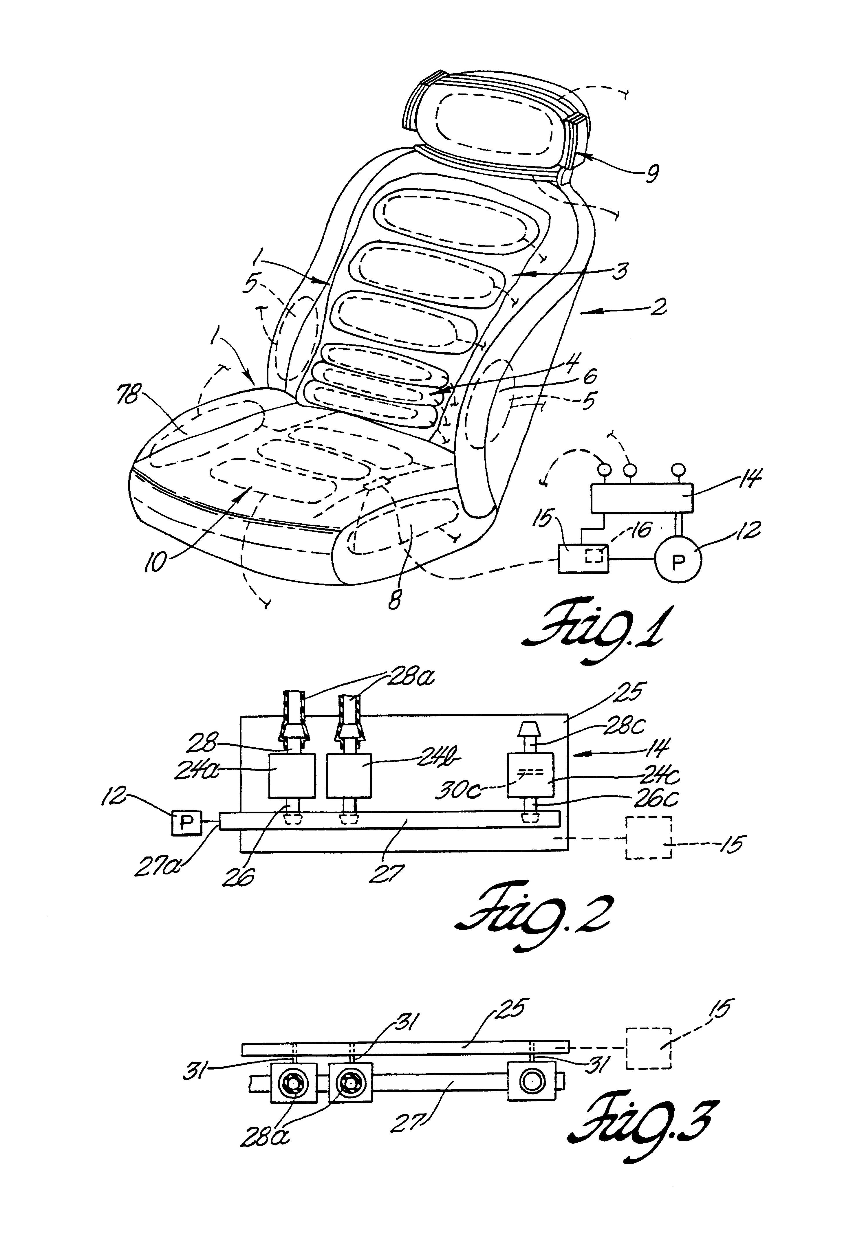 Microvalve controller for pneumatically contoured support