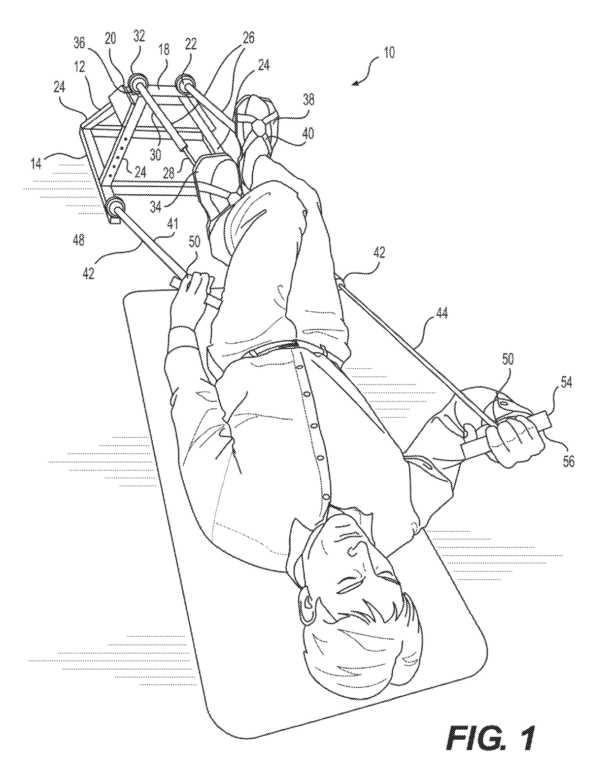 Multi-degree of freedom resistance exercise device