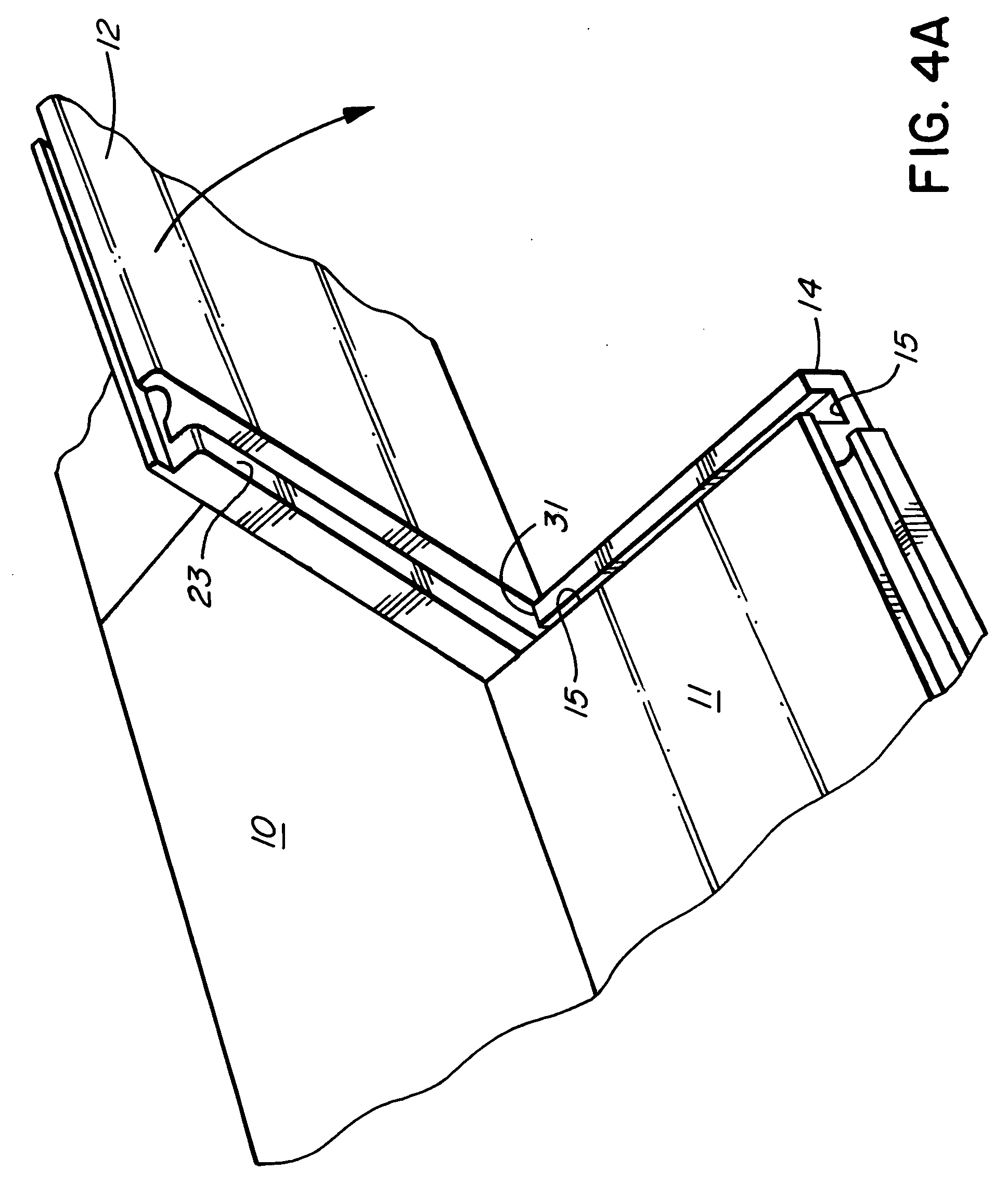 Laminate flooring panel bevel and method of manufacturing same