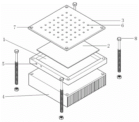 High-temperature-box-used LED device burn-in device meeting LM80 requirements