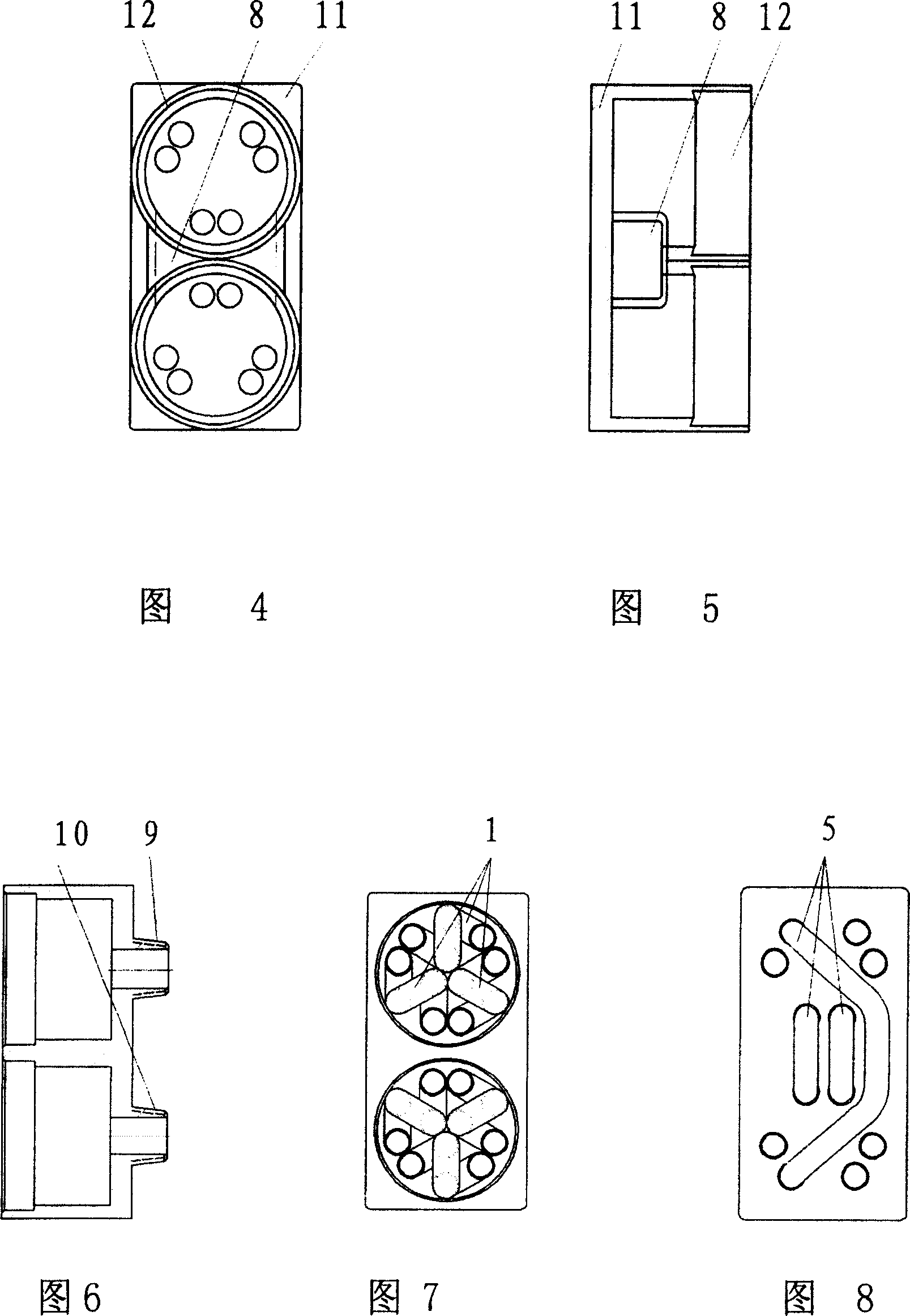 Return pipe heat exchanger