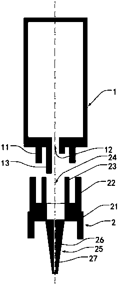 Curing adhesive containing bottle