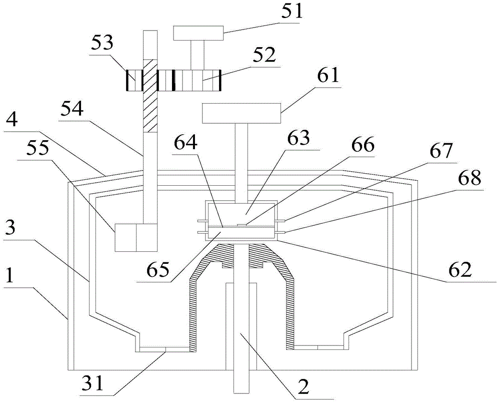 Automatic-unloading vertical centrifuge