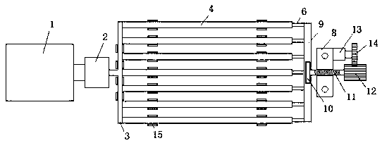 Watering device for strawberry planting