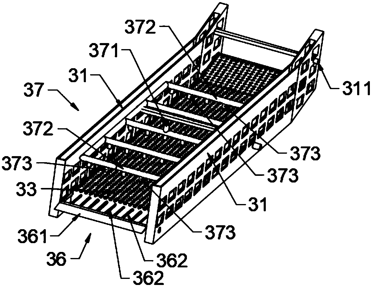 Transportation system and combined lotus root harvesting machine with transportation system