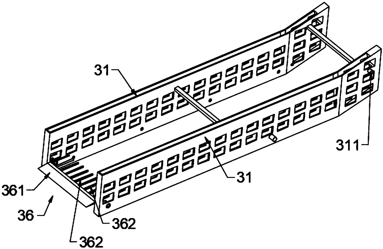 Transportation system and combined lotus root harvesting machine with transportation system