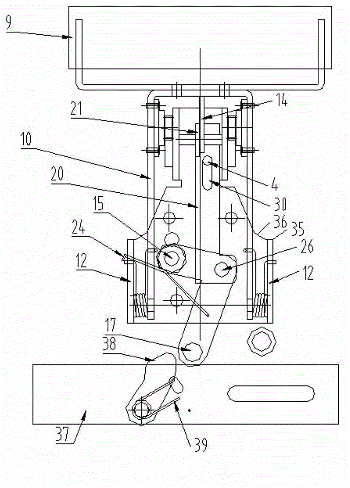 Concealed keyboard device of electronic lock