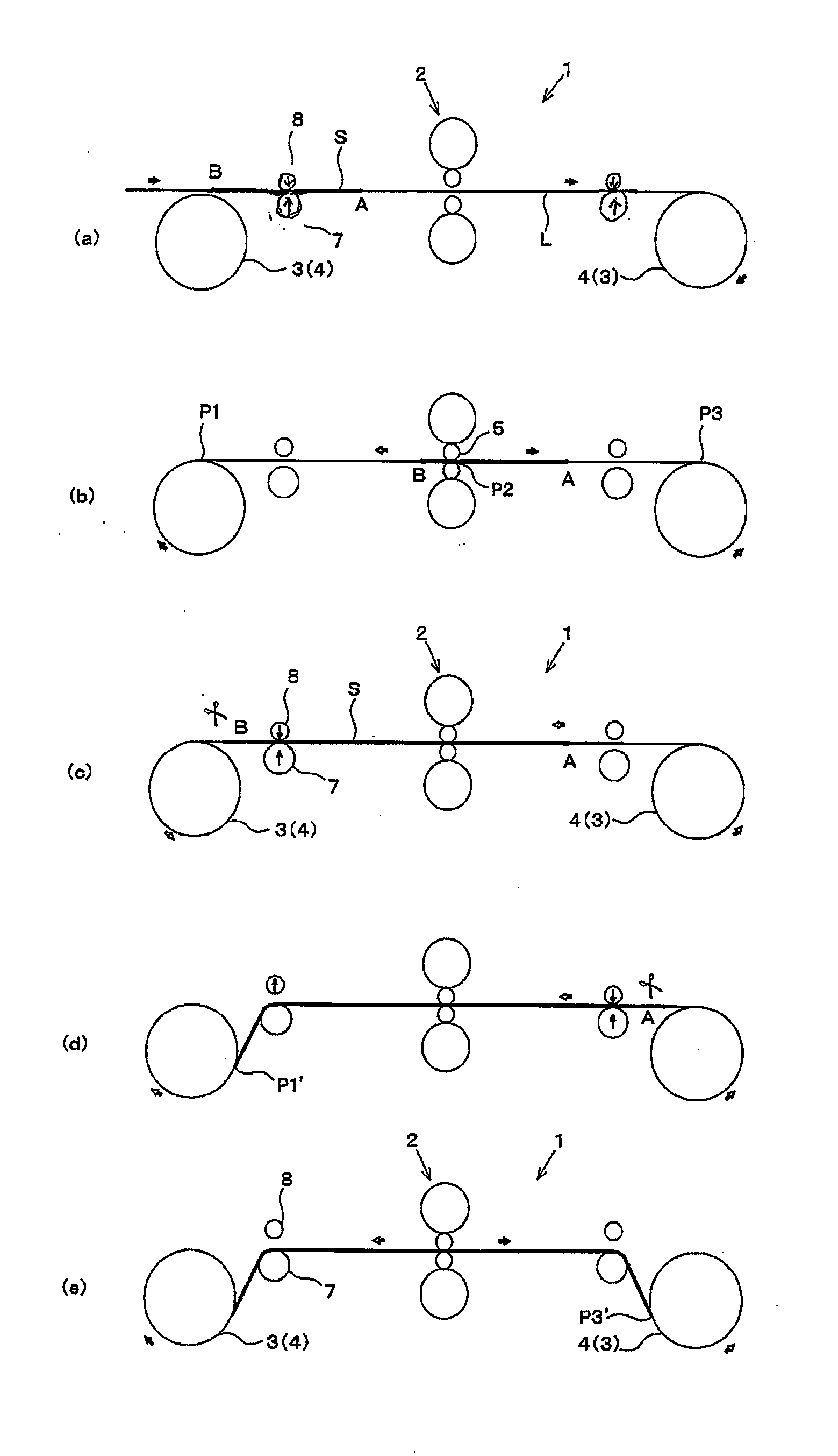 Rolling device and rolling method of short stacking material
