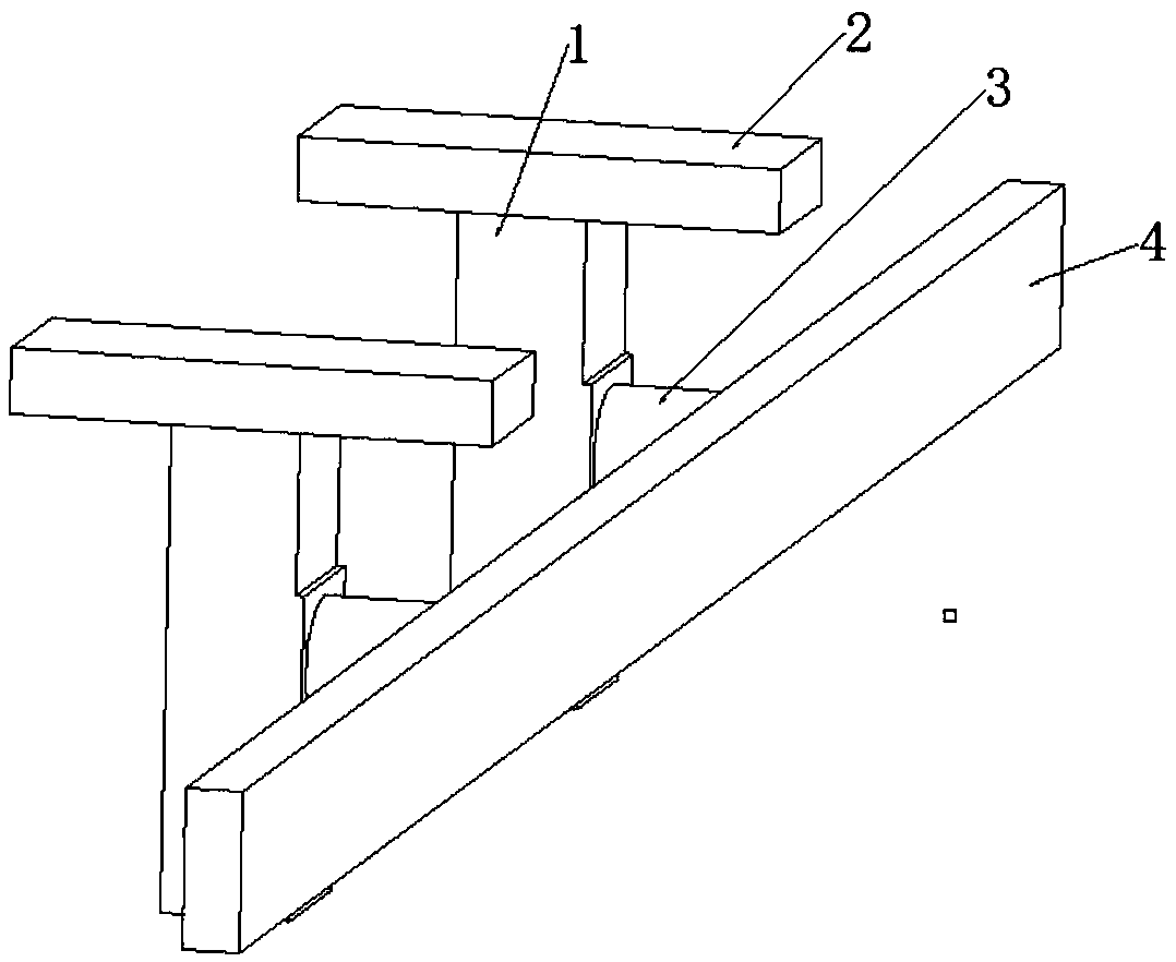 Anti-collision structure for tail of freight car