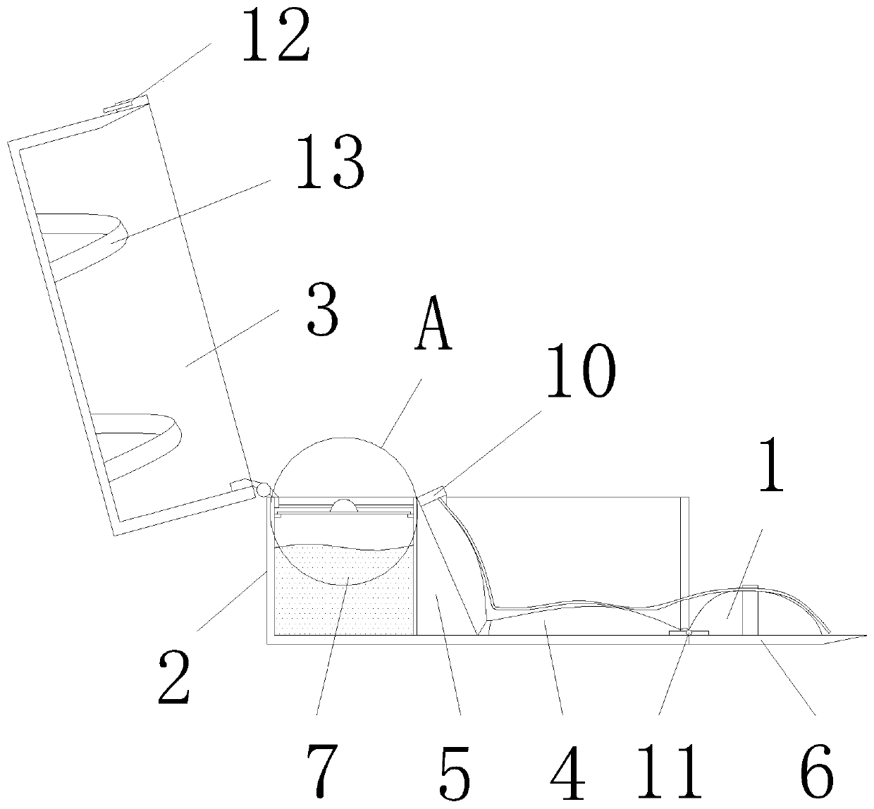 Pulse-condition diagnosis aid device for Chinese medical diagnosis