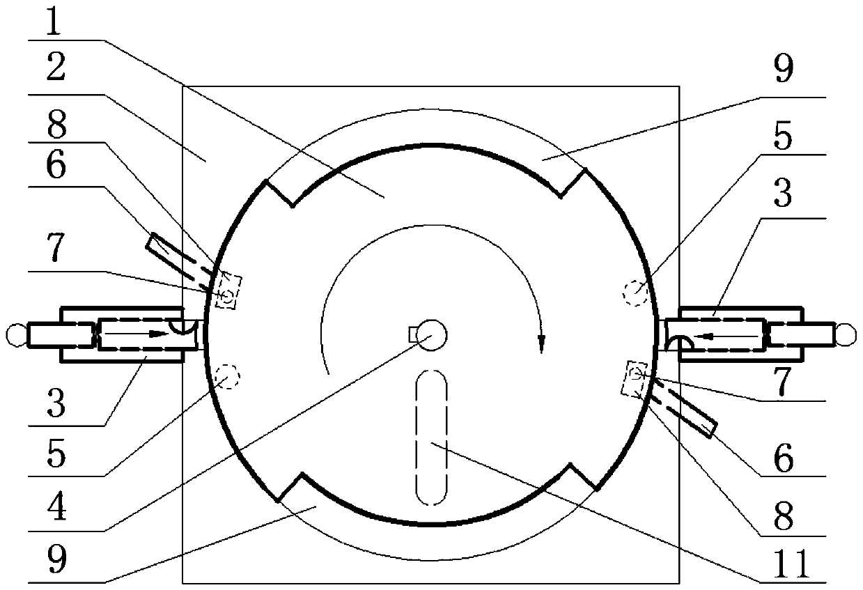 Disc engine drive device