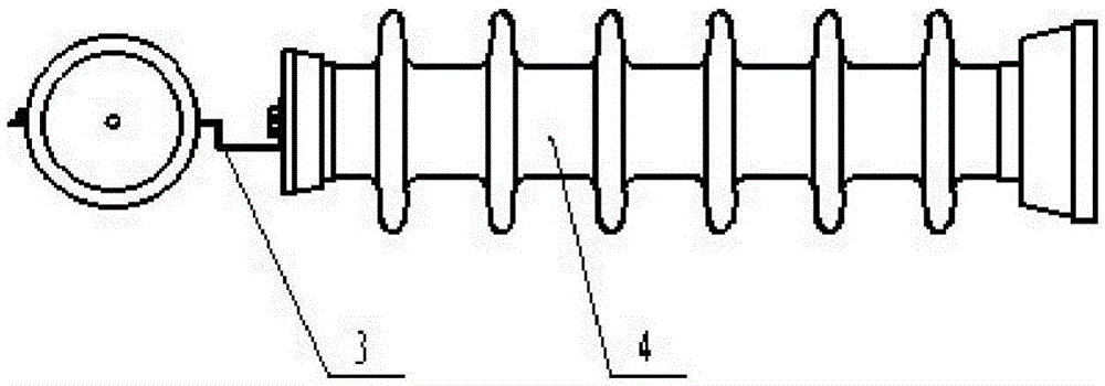 An arc-extinguishing current-limiting fuse using epoxy resin insulating porcelain bottle