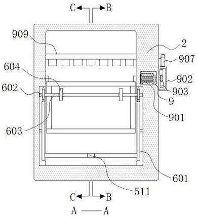 Conveying device for garbage power generation