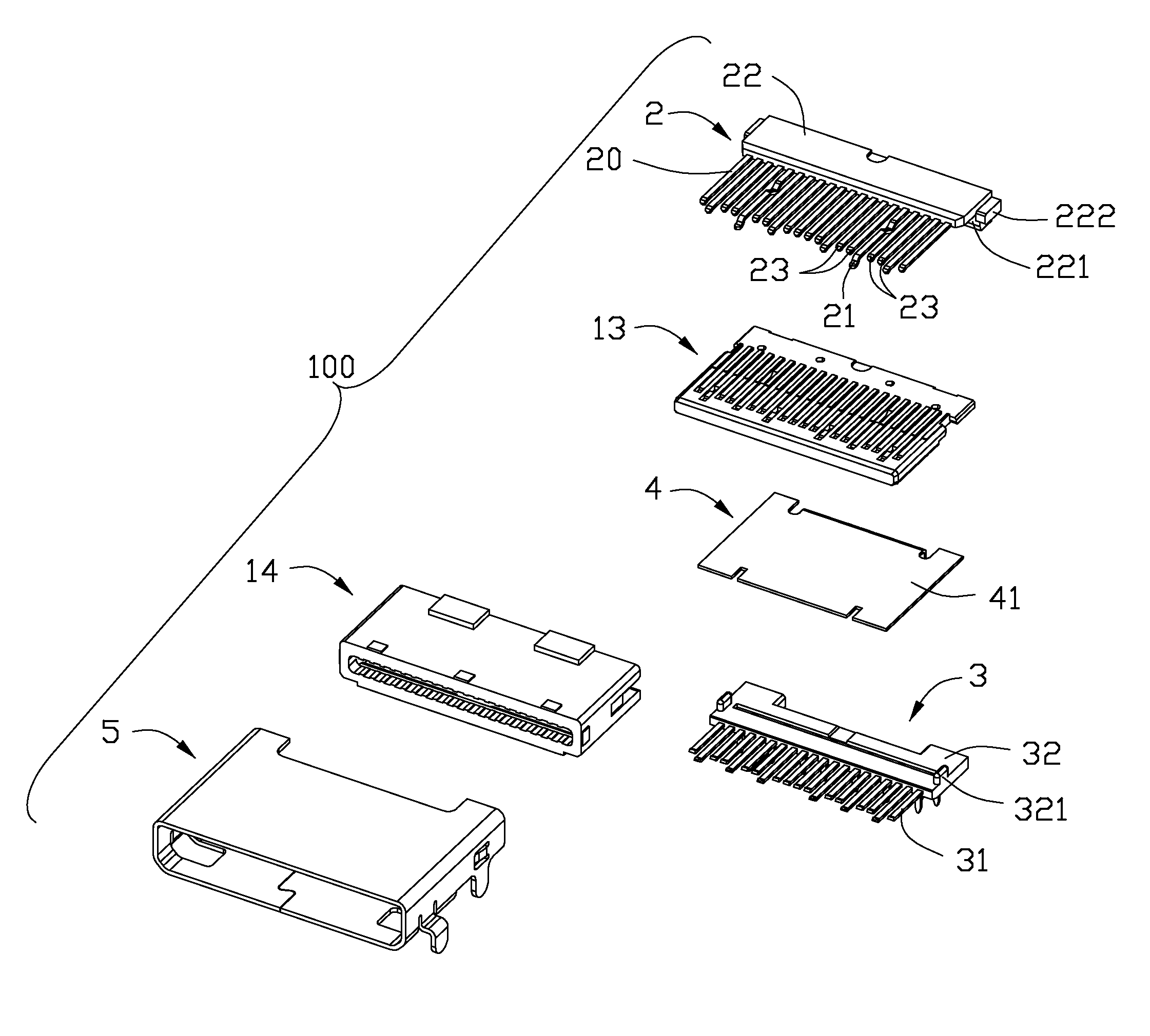 Electrical connector used for transmitting high frequency signals