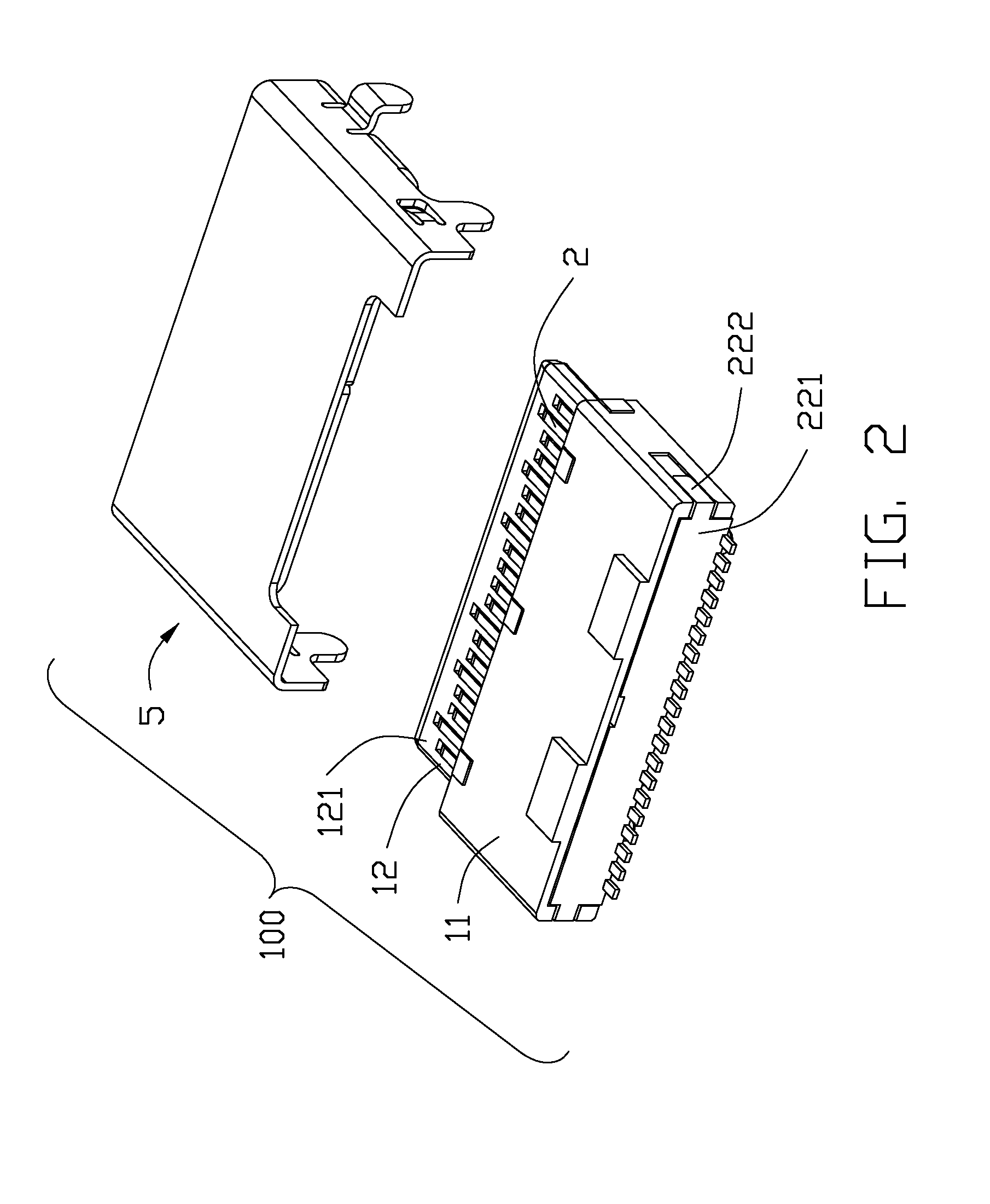 Electrical connector used for transmitting high frequency signals