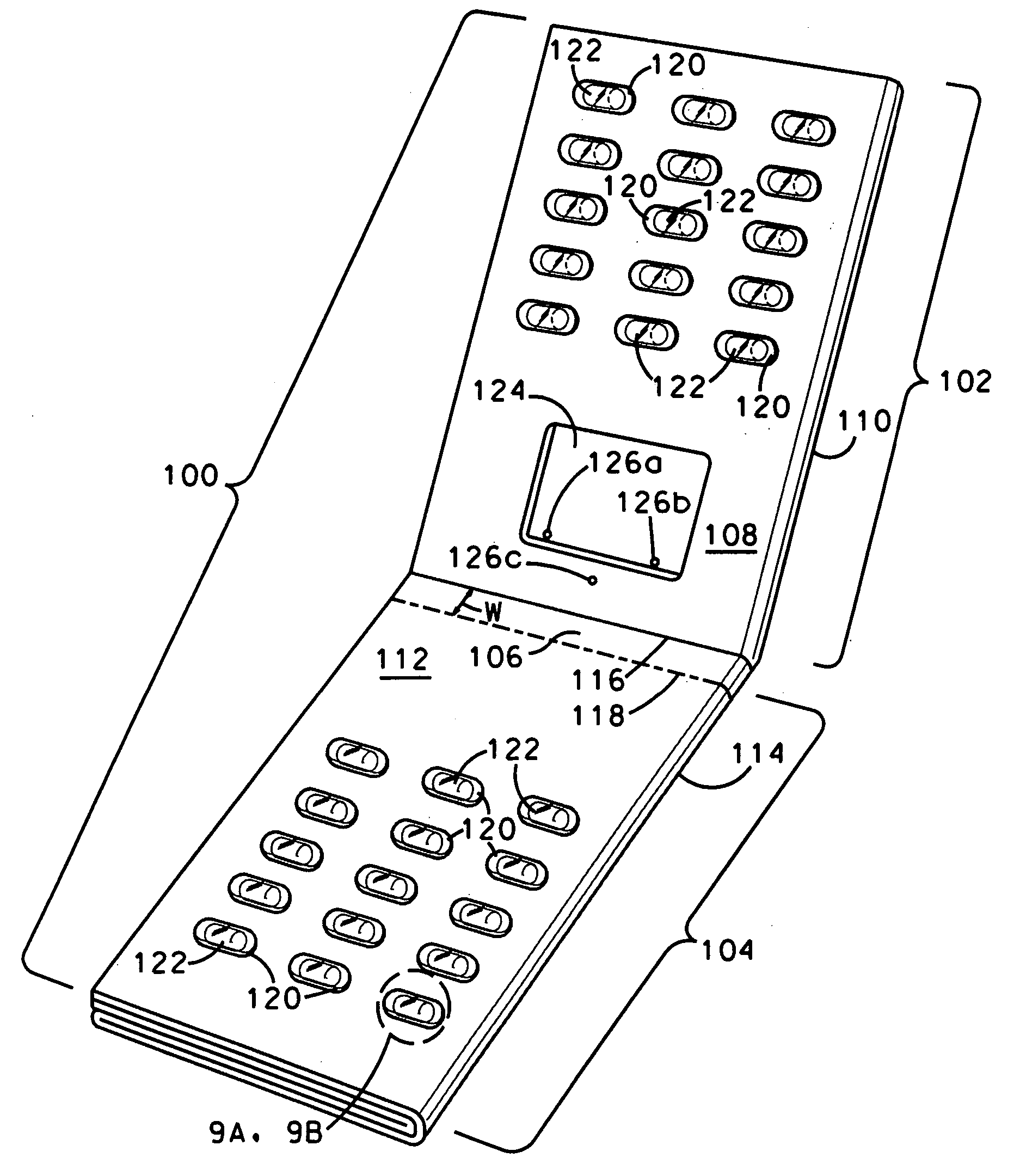 Momentary switch integrated in packaging of an article
