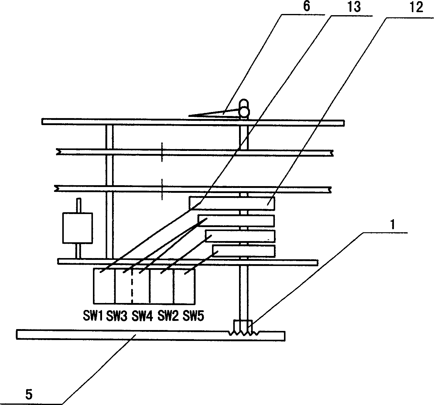Dense machine torque measuring device and torque automatic control system